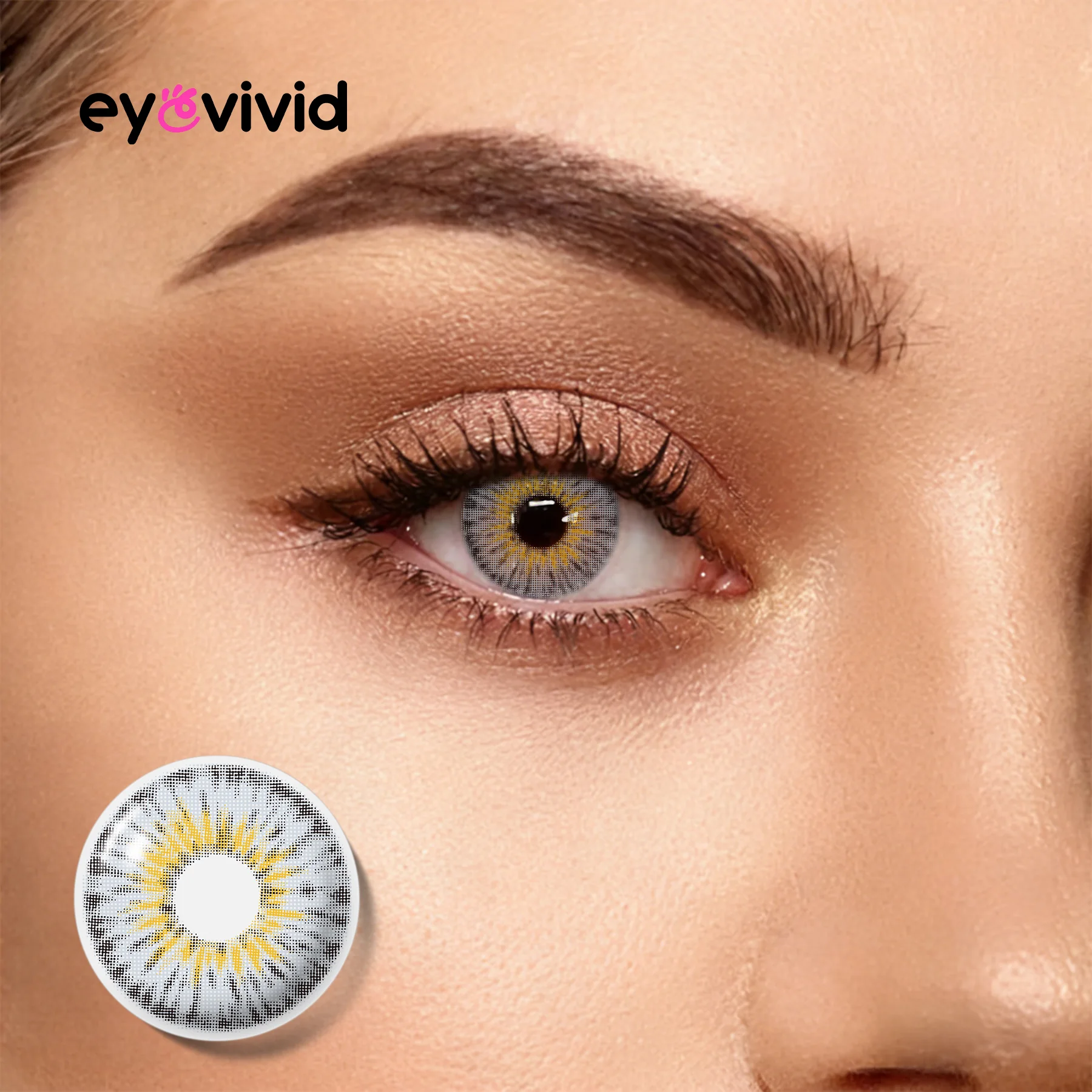 Tintlure Moon Gray Contact Lenses for Soft Glam Looks reference