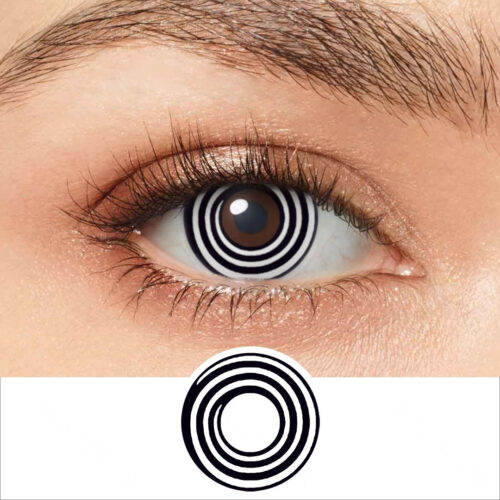 Black Spiral Contacts