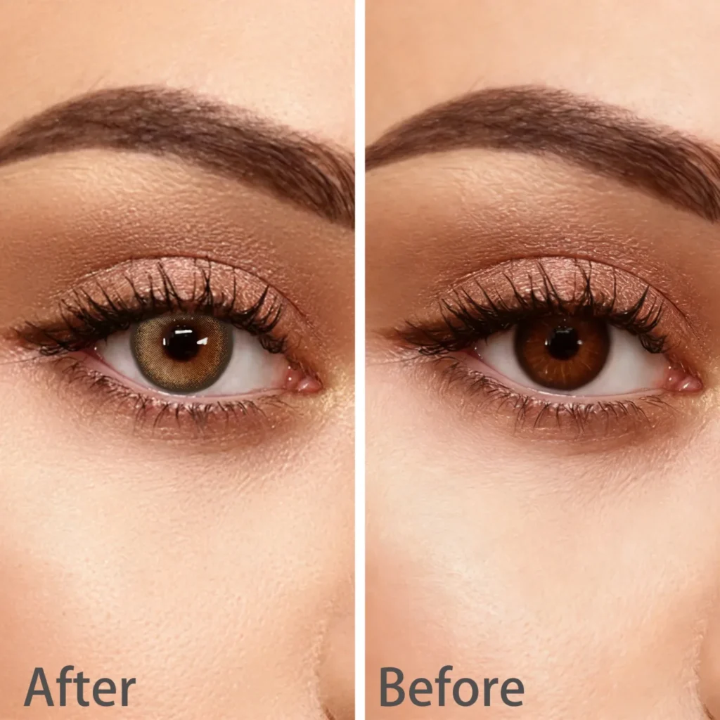 Tintlure Velvet Brown Contact Lenses for Soft Glam Looks