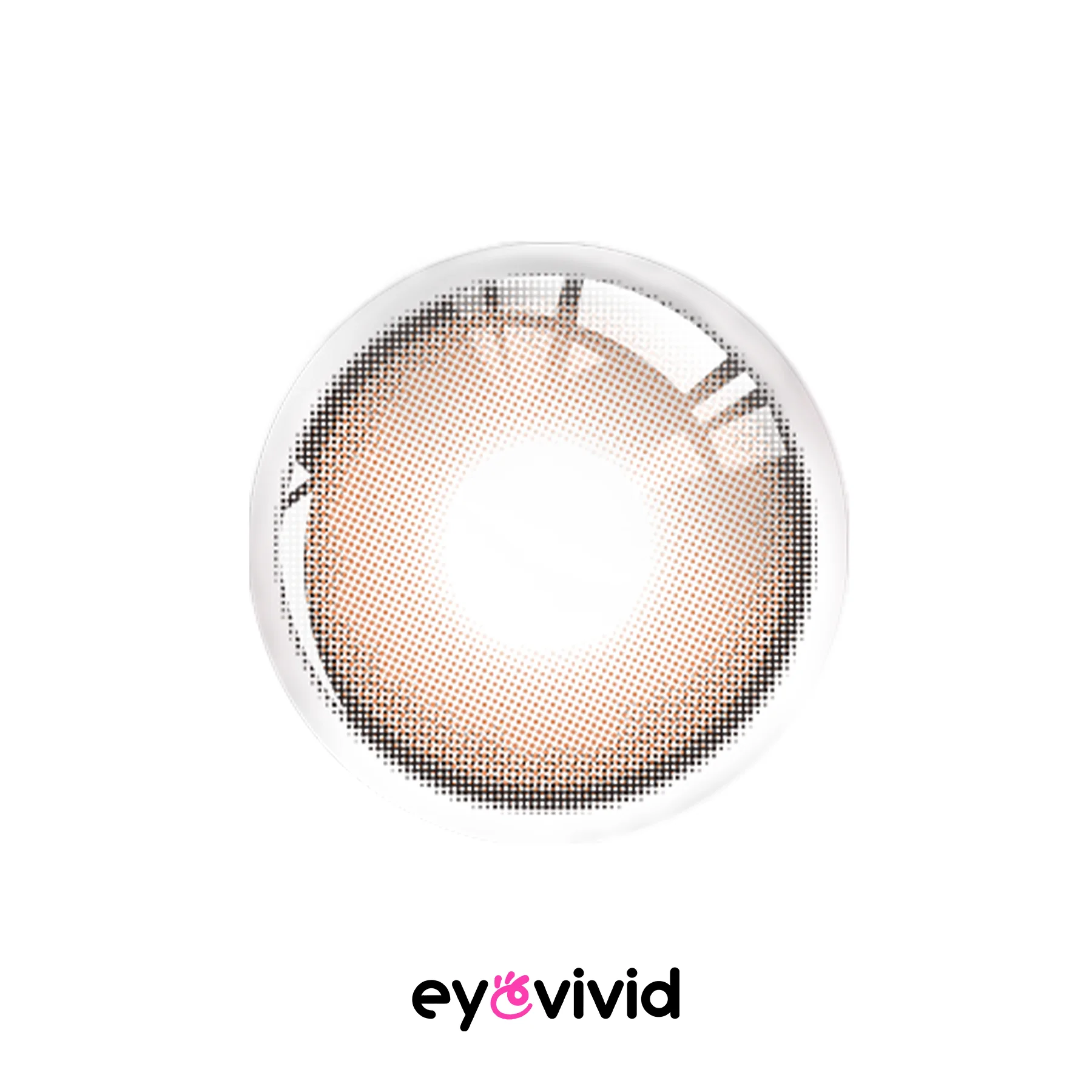 Tintlure Amber Brown Contact Lenses for Soft Glam Looks detailed finish view