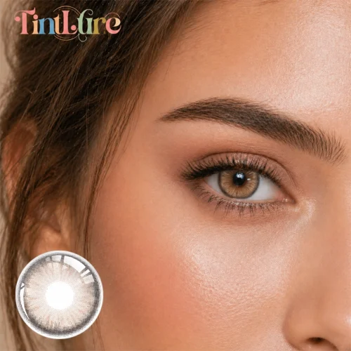Tintlure Aurora Brown Contact Lenses for Soft Glam Looks