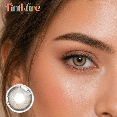 Tintlure Chestnut Brown Contact Lenses for K-Beauty Looks