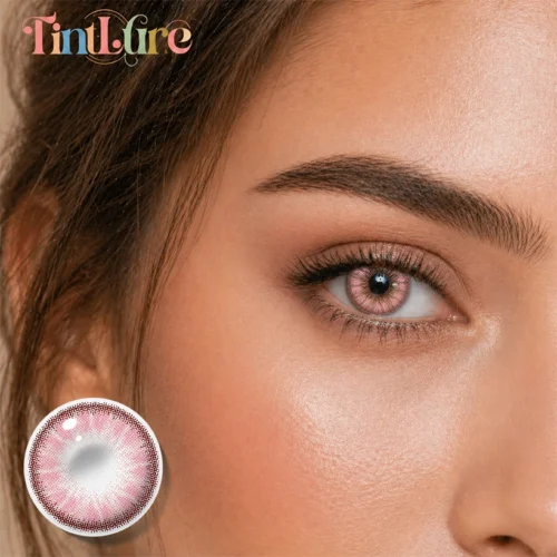 Tintlure Lavender Bloom Purple Contact Lenses for Fantasy Looks