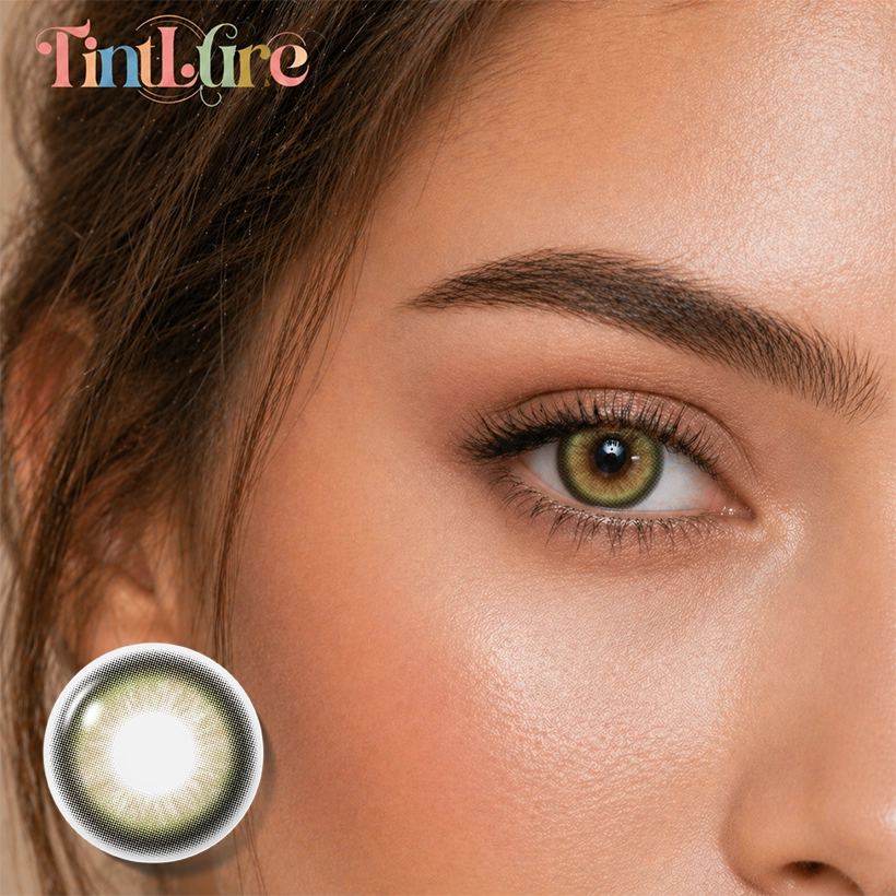 Tintlure Moss Green Contact Lenses for Everyday Wear