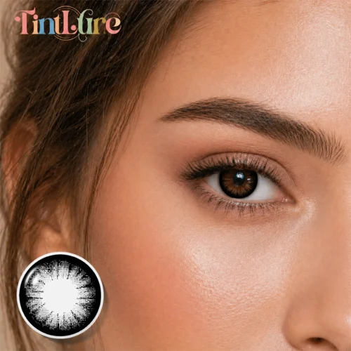 Tintlure Shadow Gray Contact Lenses for K-Beauty Looks