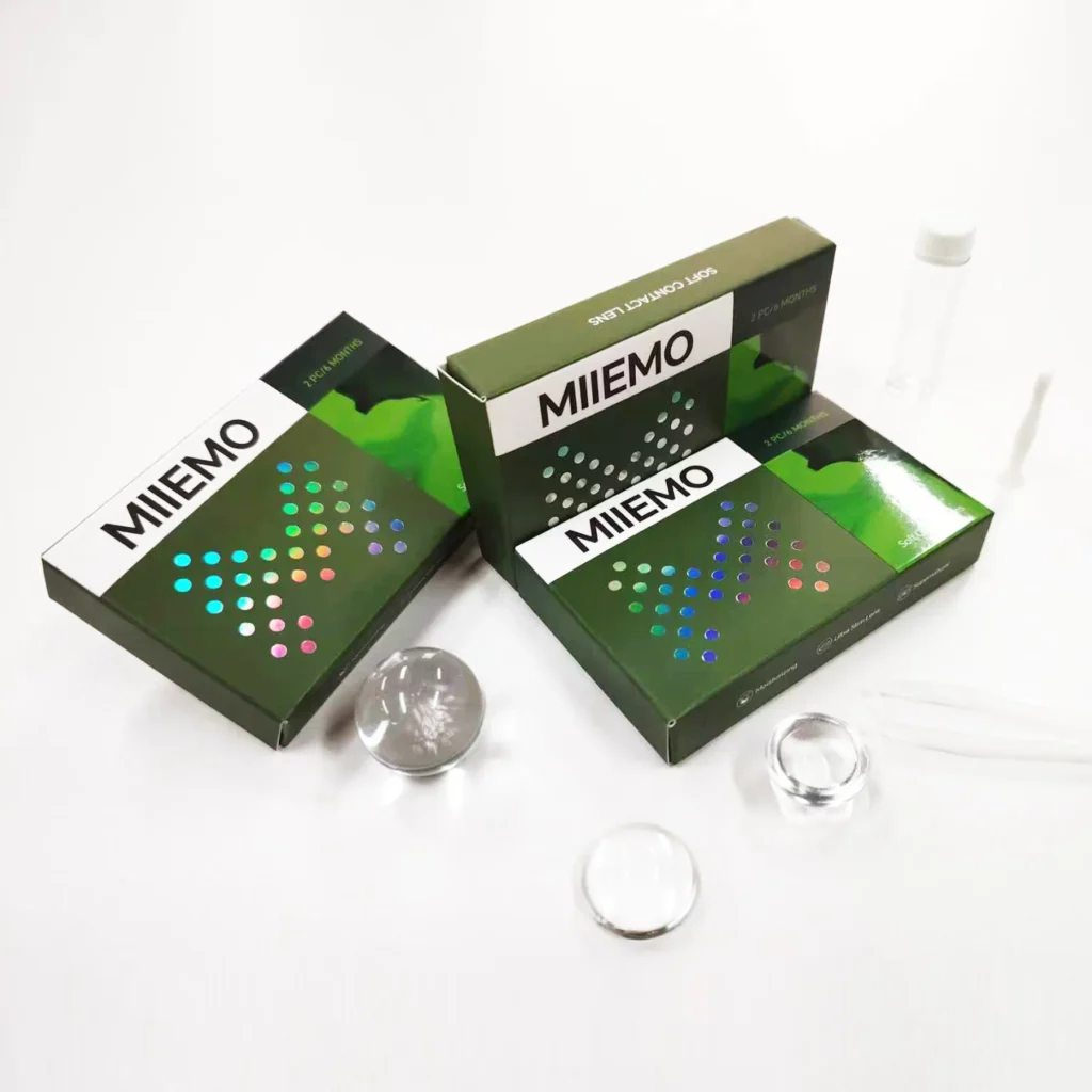 Tintlure Aura Green Contact Lenses for Dark Eyes