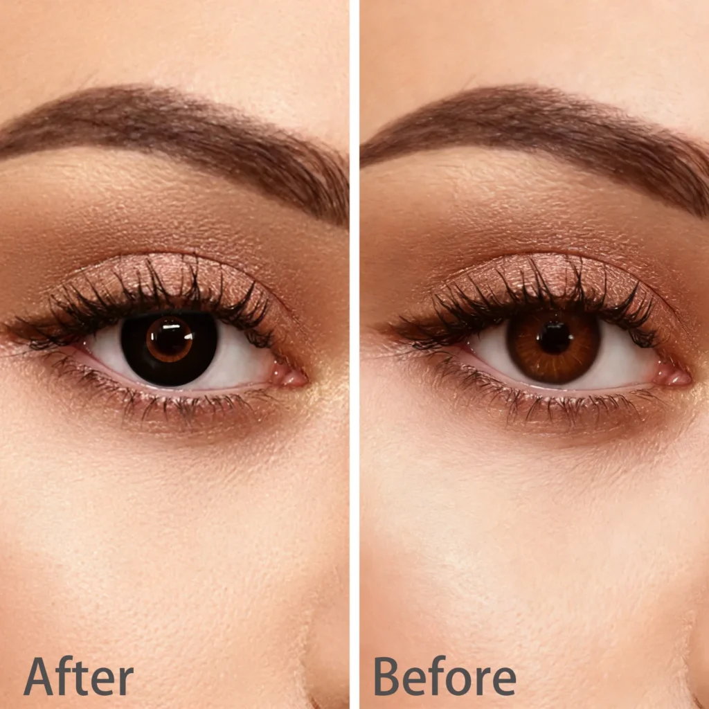 Tintlure Midnight Ring Black Contact Lenses for Doll-Like Eyes